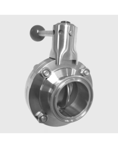 ‏ברז פרפר עם פרולים ‎ 304‏ ASTM A270 ‏‪ 4" M2‎ 3A