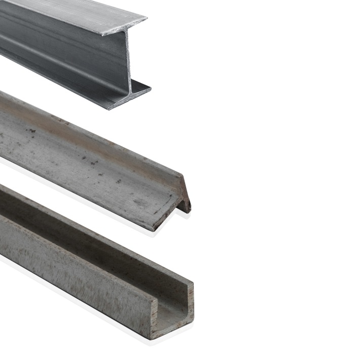 פרופיל אלומיניום מרובע - פרופיל נירוסטה  T, U, I 
