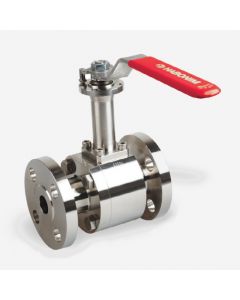 ברז כדורי לחץ גבוהה AH27X נירוסטה, מידה: 1/4", חיבור מסוג: NPT, אטם: PVDF